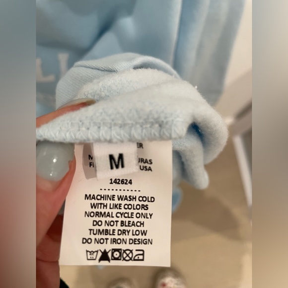 NWOT Love Shack Fancy Medium "Nashville Pep Club" blue Sweatshirt. 💙 - Picture 5 of 5